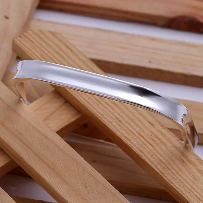 Оптовая Продажа 925 ювелирных изделий браслет с серебряным покрытием модные