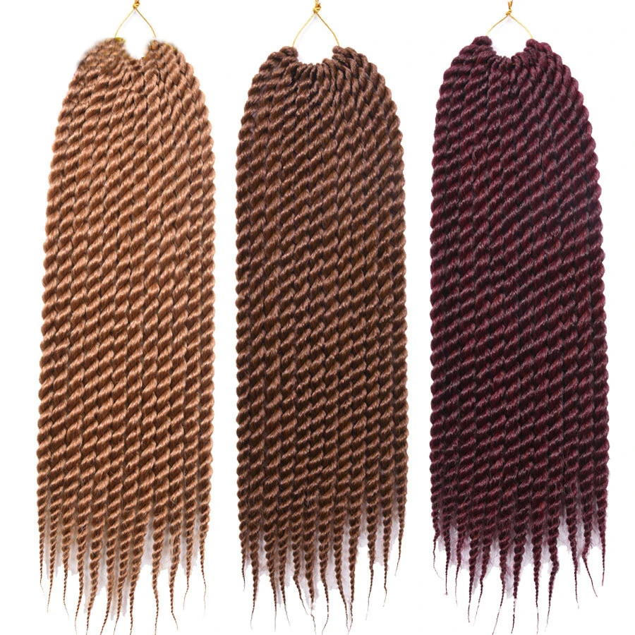 Yiyaobess 12strands 18 &quotKanekalon Grey Ombre Сенегальский крутить крючком косы волос