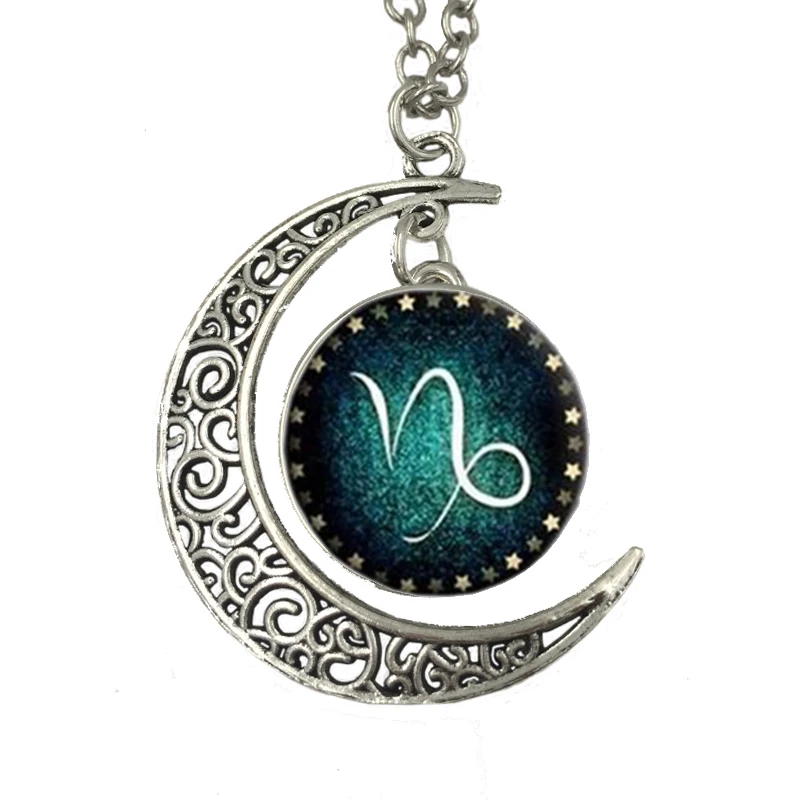 Дропшиппинг 12 Созвездие оснастки ожерелье цепочка луна для женщин мужчин