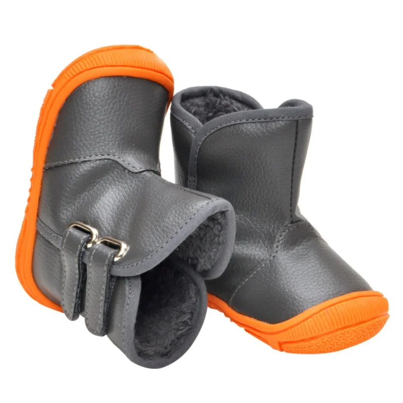 

Baby Girls Boys Plus Boots Waterproof Baby Shoes Infant Anti-slip Soft Sole Rubber Boots Super Warm Winter Soft Shoes
