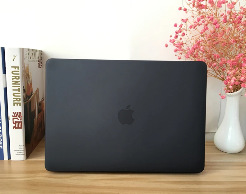 Матовый прорезиненный жесткий чехол для Macbook Pro 15 с сенсорной панелью 13 Retina 12 16