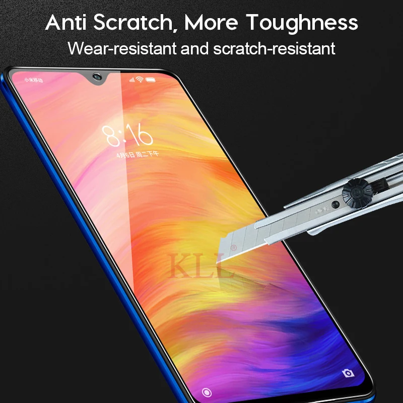 9D полное покрытие закаленное стекло для Xiaomi Redmi Note 7 Защита экрана Mi 9 8 SE Lite Play