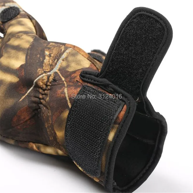 1pair X Outdoor riding glove 3 fingers turn over antiwear Fishing Gloves anti-skid anti-cold waterproof tool | Автомобили и