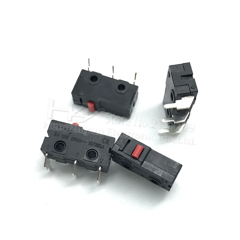 Hzy мини-переключатель роликовый рычаг SPDT Snap Action LOT 3A 250 V AC 5A 125 V NC-NO-C с шкивом 3 фута тактный концевой переключатель - Цвет: W38