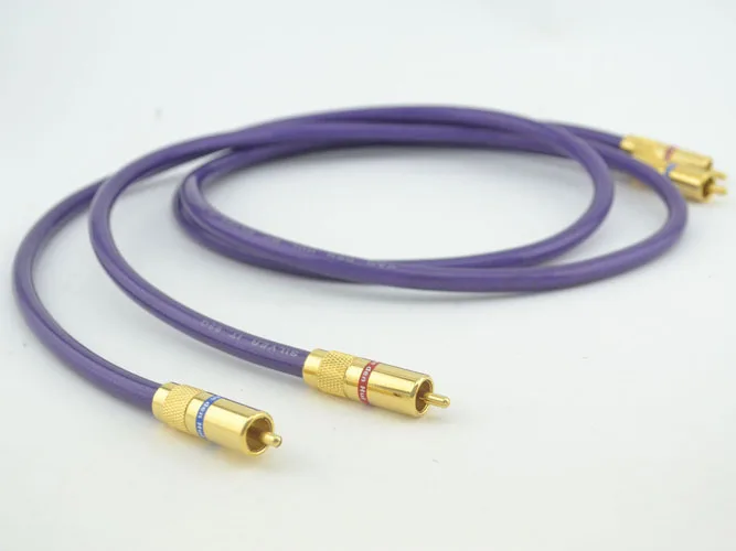 Пара Аудио MC SILVER IT 65 RCA аудио кабель 1 0 м со штыревыми соединителями на обоих