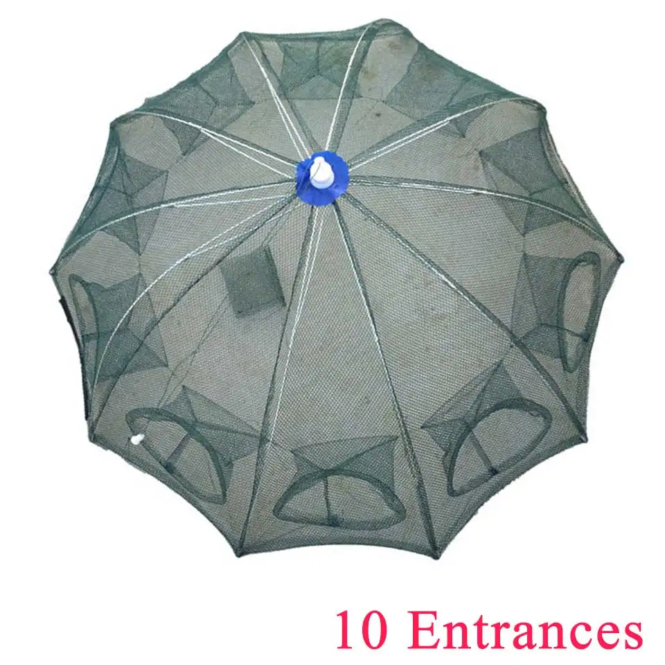 Складная Нейлоновая рыболовная сеть 4 16 дюймов портативный эластичный клетка для