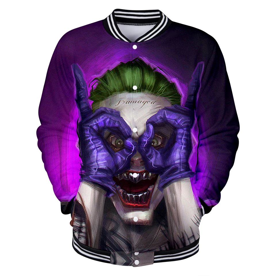Lucky Friday haha joker 3D зимняя бейсбольная куртка женская/Мужская хип-хоп мода K-Pop Женская