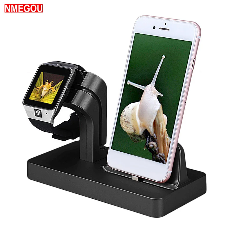 2 в 1 зарядная подставка Usb зарядное устройство для Apple Watch IWatch Series 3 IPhone 5 5S SE 6 6S 7 8 X