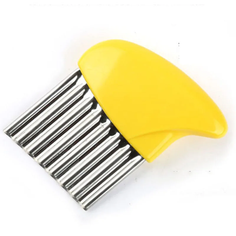 Нержавеющая сталь Новые Картофельные Чипсы делая Овощечистка резак овощные