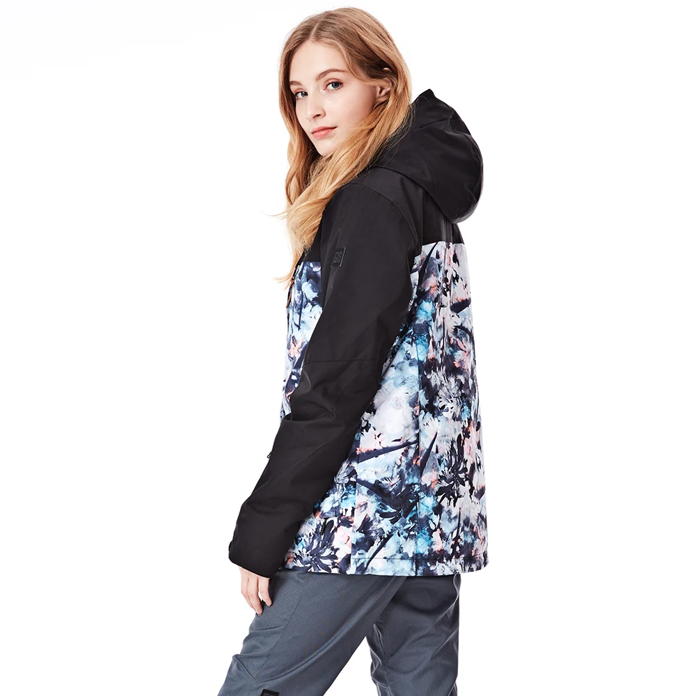 GSOU зимняя женская куртка для катания на лыжах Водонепроницаемая дышащая снега