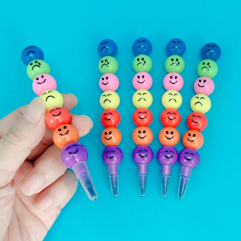 50 шт. мелки с сахарным покрытием Haws мультяшная улыбка граффити ручка