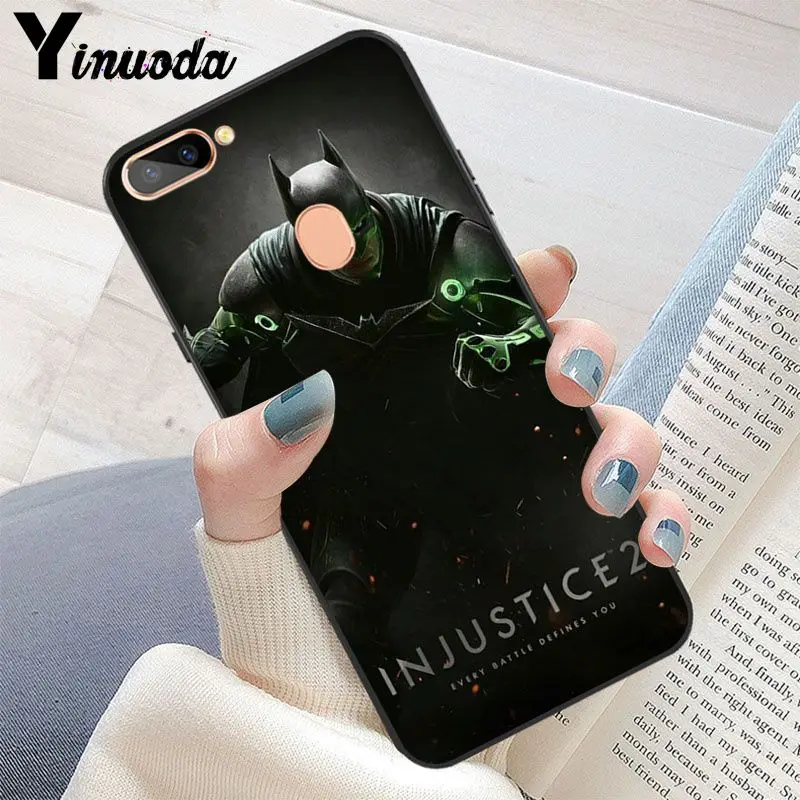 Мягкий силиконовый чехол для телефона Yinuoda Marvel Comics Batman из ТПУ OPPO R11 Plus R11S R17/R17 Neo R9 R9S