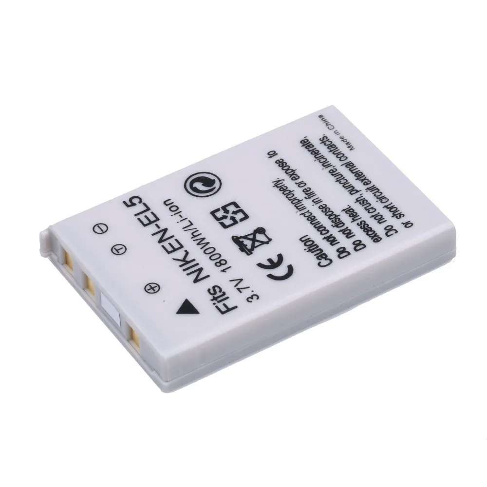 2 шт./лот 1800 мА/ч EN EL5 ENEL5 RU батареи для камеры NIKON Coolpix P530 P520 P510 P100 P500 P5100 P5000 P6000 P90 P80