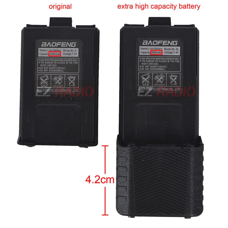 BL-5 Baofeng UV-5R Батарея 3800 mAh Baofeng Батарея Кабель зарядного устройства USB кабель для BF-F8 УФ 5r uv5r UV-5RE UV-5RA 5RB 5RL F8+ F8HP