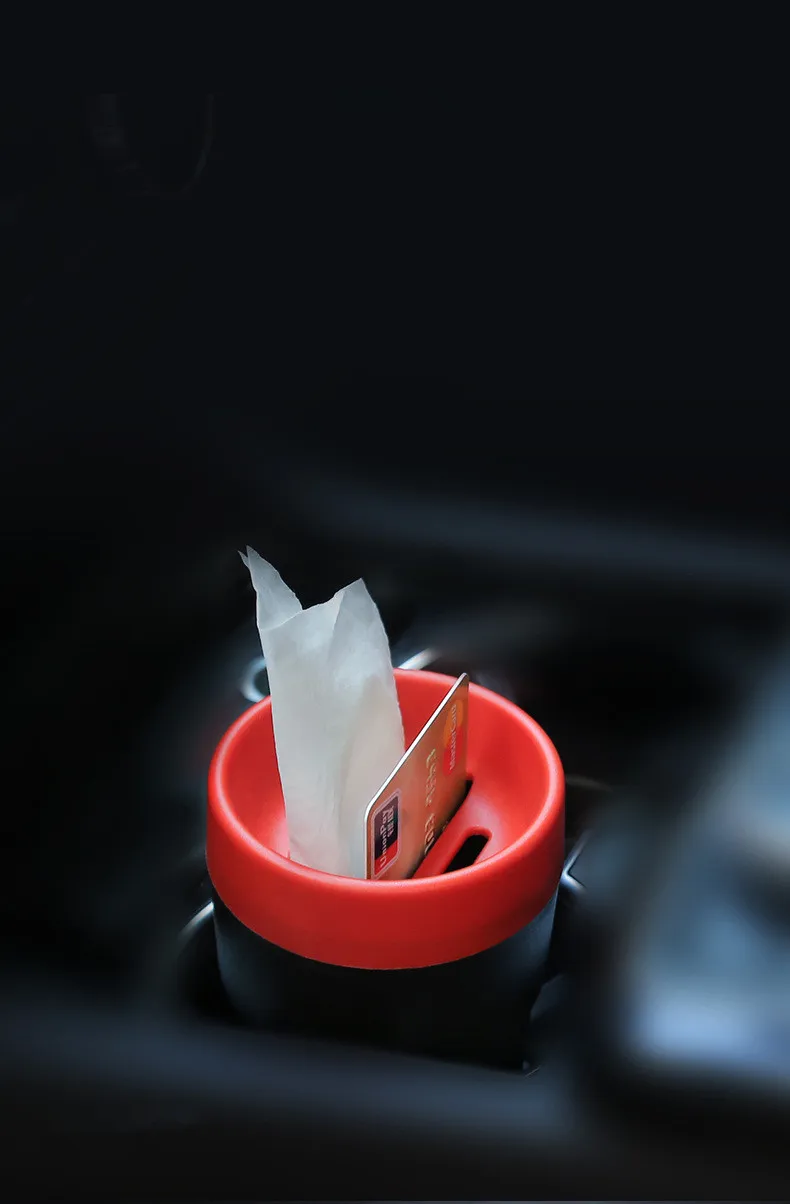 1PC 4 in 1 Waste Bin Money Box Tissue Storage Portable Vehicle Can Trash Dustbin Garbage Dust Car Accessories OK 0727 | Дом и сад