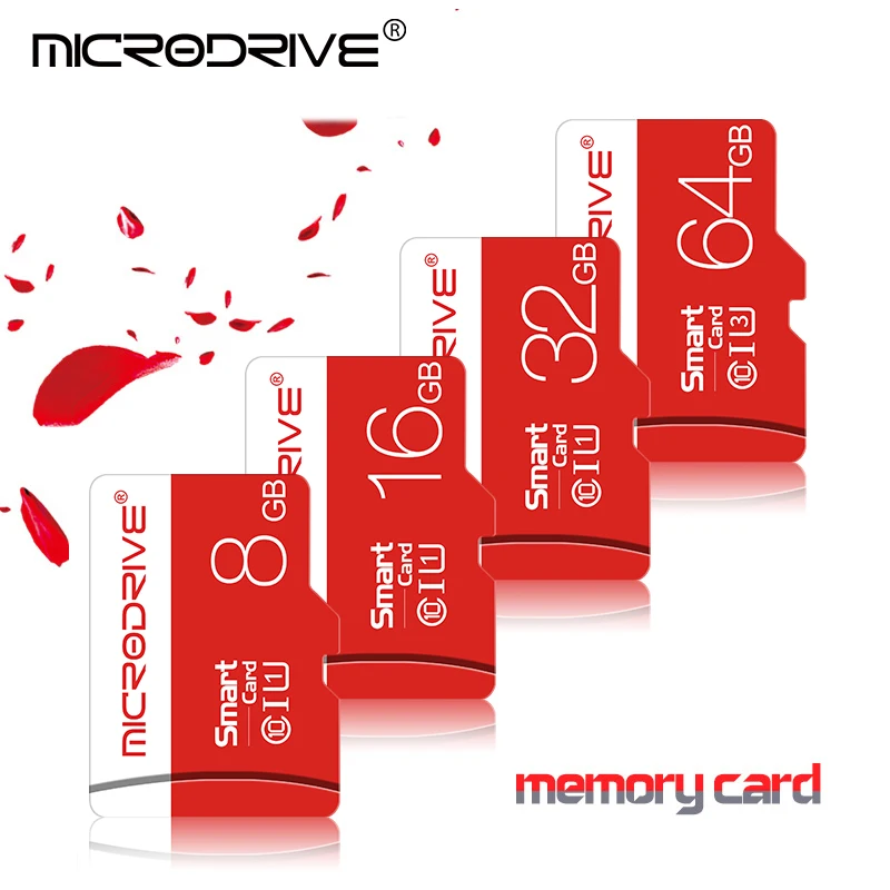 Microdrive высокая скорость флэш-карта памяти 8 ГБ 16 ГБ 32 ГБ Микро карта 64 Гб 128 Гб класс 10 SDHC/SDXC tarjeta Micro sd Cartao de memoria