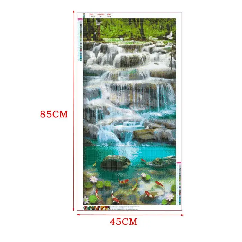 Водопад пейзаж 5D полная дрель алмазная живопись вышивка крестиком набор горный