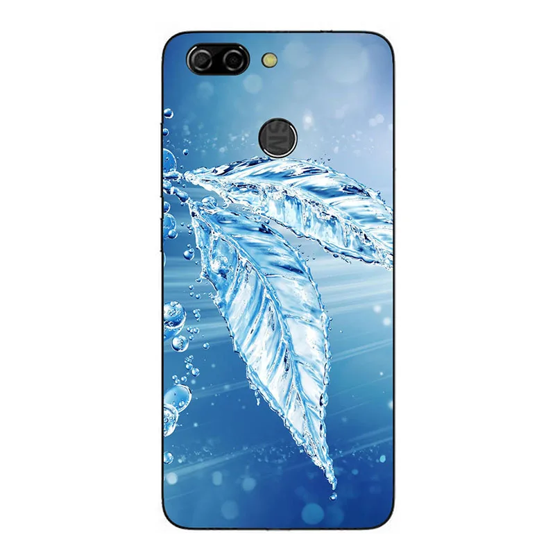 Чехол для ZTE Blade V9 Vita задняя крышка с цветочными растениями оригинальные мягкие