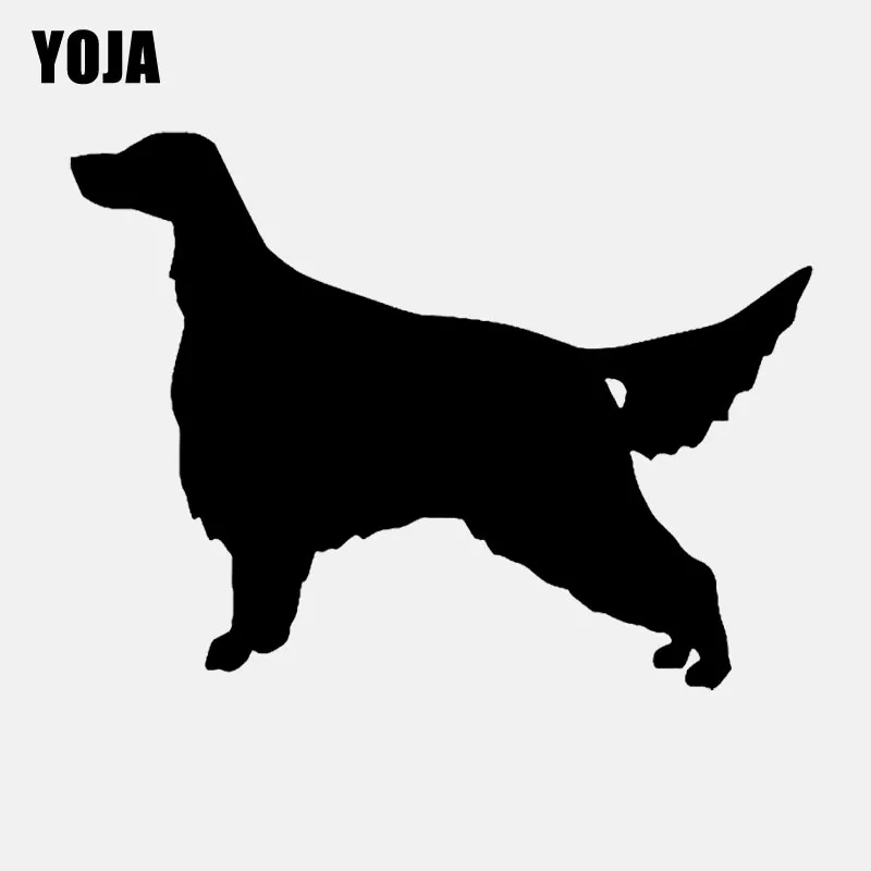 YOJA 59 см * 43 4 ирландский сеттер Собака ПВХ мультфильм наклейки на стену Наклейка