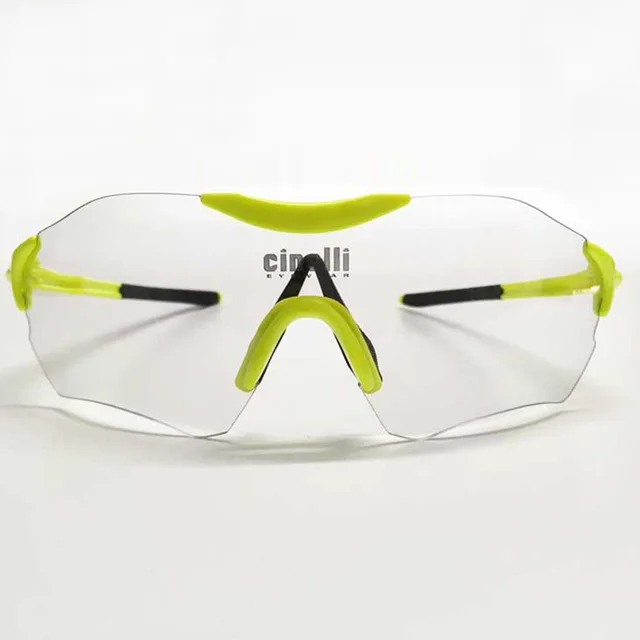 Fluo Yellow Naga siren cinali C/098 фотохромные солнцезащитные очки es велосипедные гоночные защитные очки TR90 оправа светильник для очков для спорта на открытом воздухе стекло - Цвет: Fluo Yellow