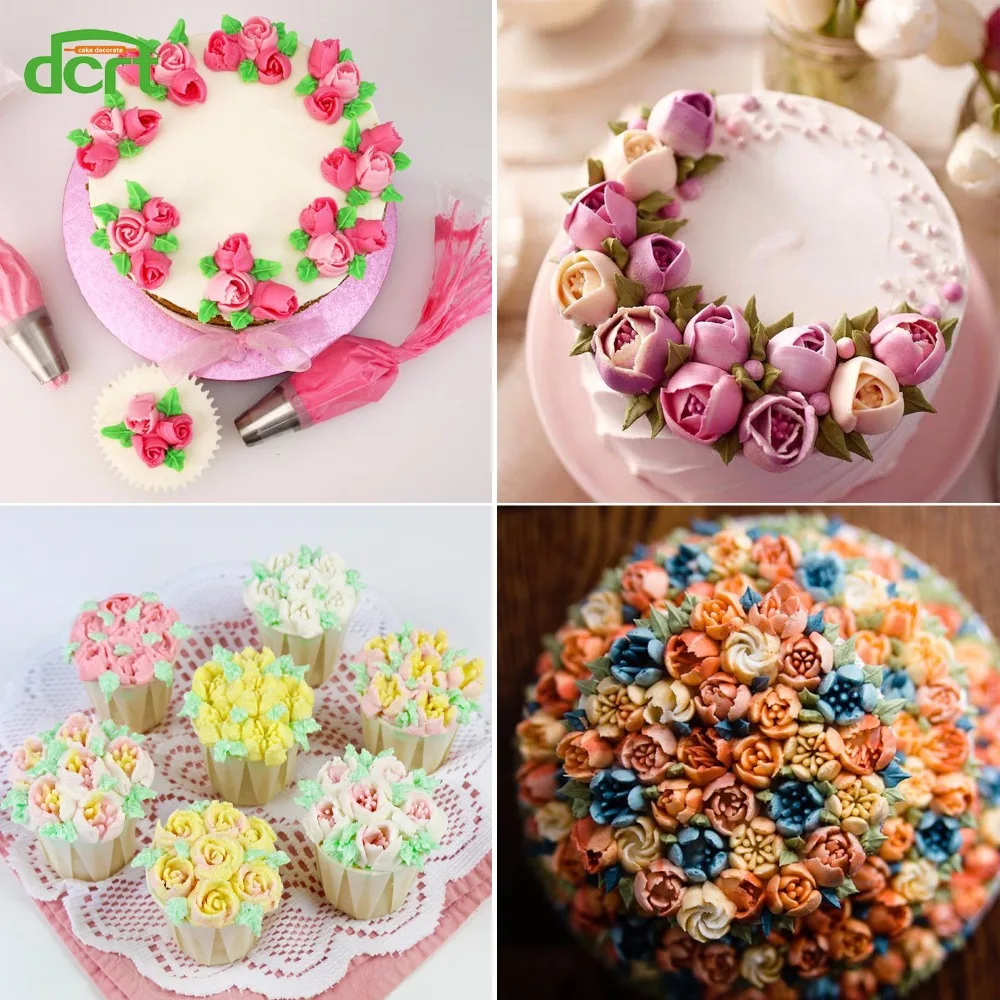 64 шт. сопла из нержавеющей стали Кондитерские глазурь трубопроводы Набор насадок