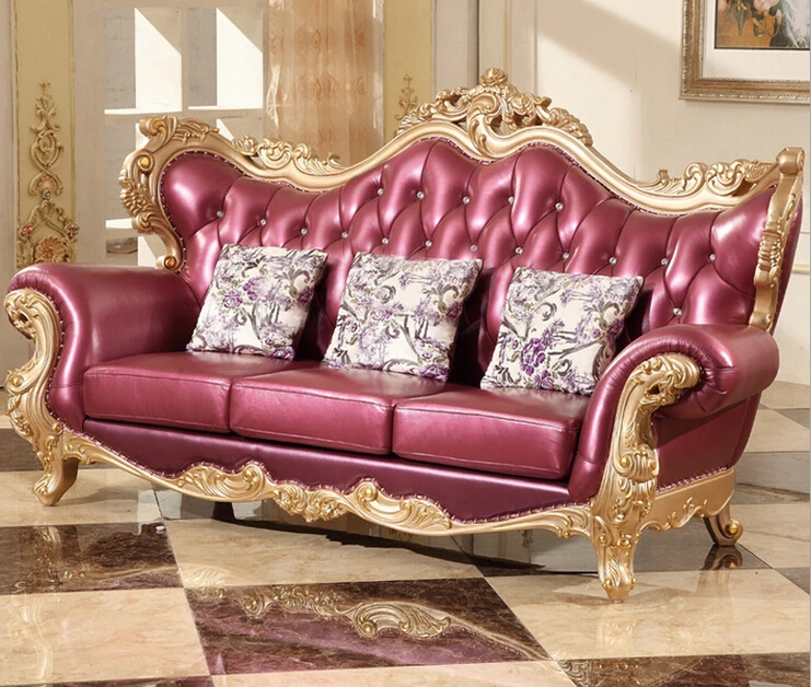 Королевский стиль мебель роскошный классический Европейский диван набор 0409 |