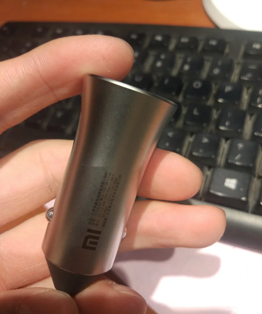 Оригинальное автомобильное зарядное устройство Xiaomi Dual USB 5 В/2,4 А 18 Вт, быстрая зарядка, полностью металлическое, совместимое с телефоном Android, iPhone, iPad