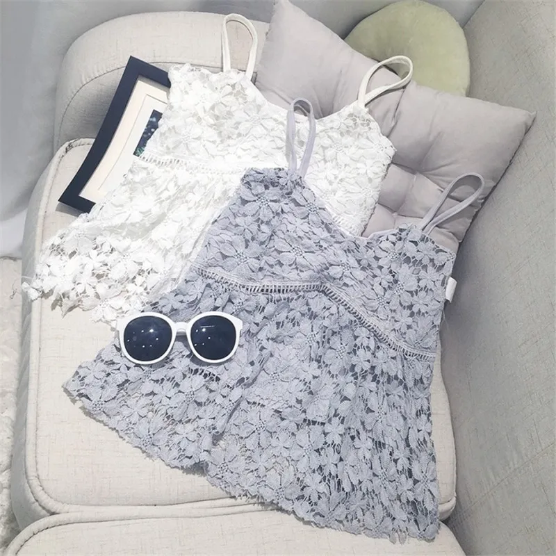 Майка женская кружевная на тонких бретельках пикантный облегающий элегантный