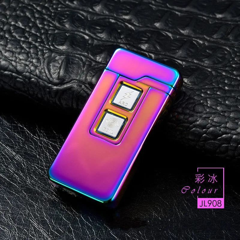 Usb зарядка Tesla катушка и дуговая Зажигалка USB ветрозащитная индивидуальная