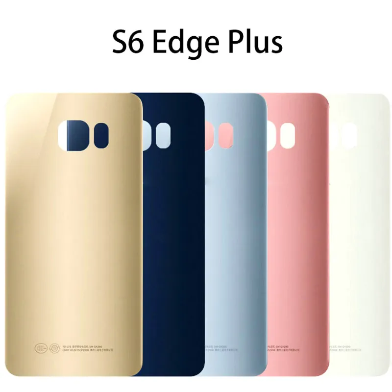 10 шт. для Samsung Galaxy G920 G925 G928 задняя крышка батарейного отсека с наклейкой S6 Edge Plus