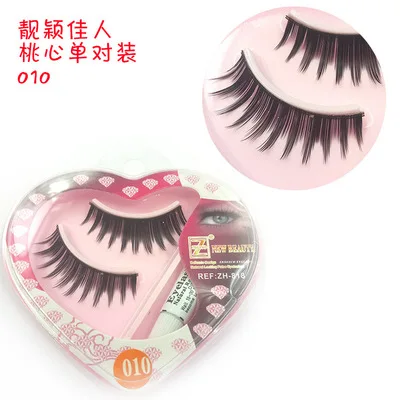 Новинка 1 пара в форме сердца хорошие украшения накладные ресницы Корея
