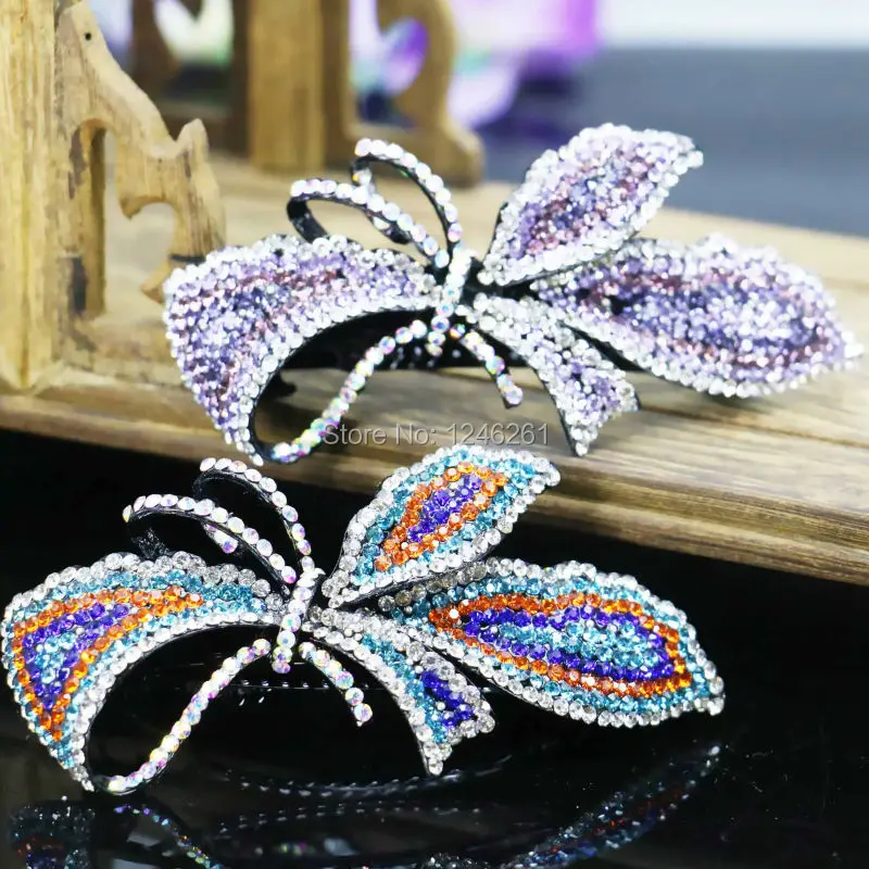 43*90mm Hair Accessory Clip Wedding Headdress Bridal Head Bands Headband Inlaid Rhinestone Clamps Jewelry Making | Украшения и