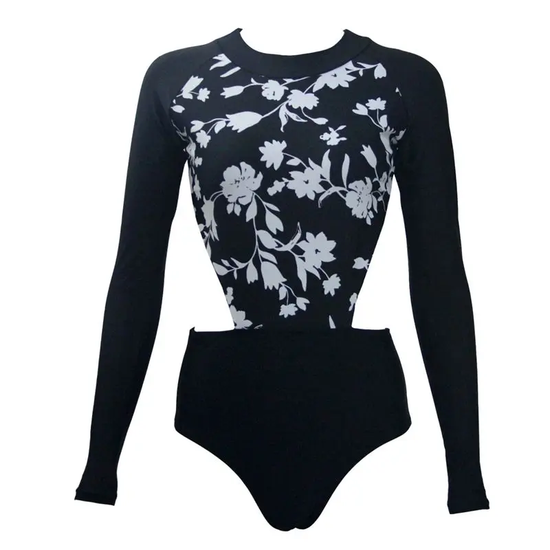 Женский купальник-бикини с длинными рукавами консервативные купальники белого и