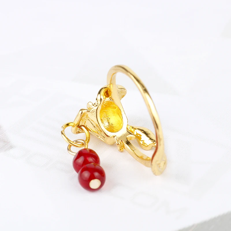 Ювелирные украшения с эмалью dongsheng изображением красавицы и чудовища розы