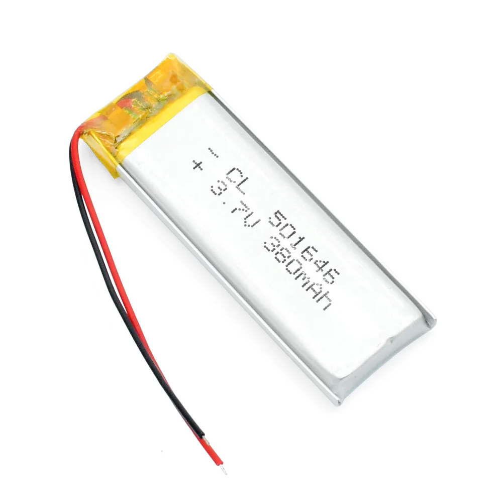 Перезаряжаемая литий полимерная батарея 2/4 3 7 в 380 мАч для Psp Gps Mp3 Pda камера Bluetooth