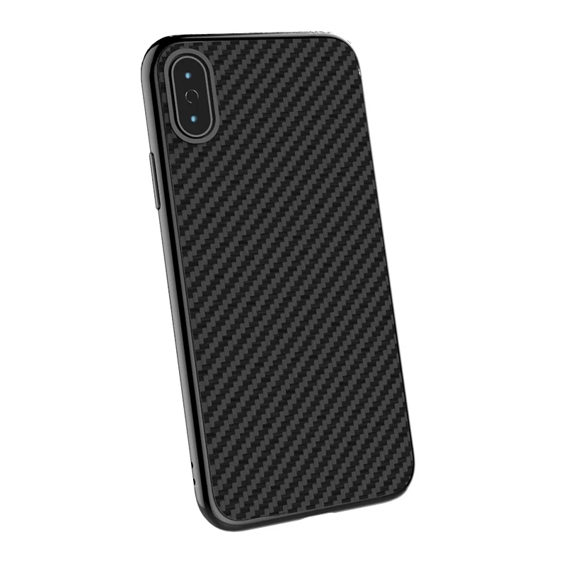 Ультра тонкий чехол из настоящего углеродного волокна для iPhone 6 7 8 X Чехол чехол s