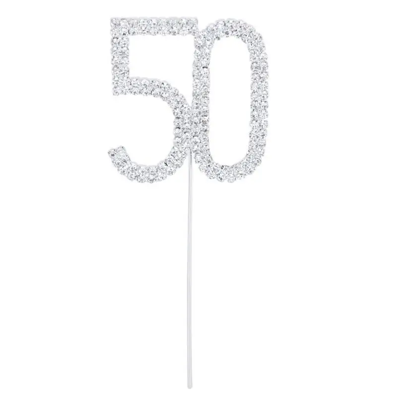 С Днем Рождения Стразы с бриллиантами для торта капкейка 40th 30th 25th 21th 20th 16th День