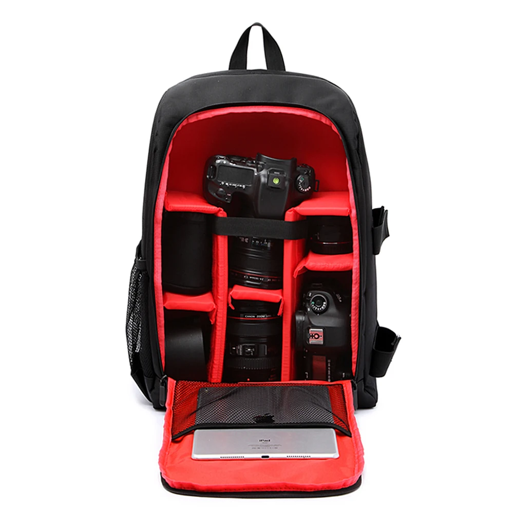 ALLOET Многофункциональный рюкзак для камеры цифровой DSLR SLR камера сумка Водонепроницаемый Открытый фото видео сумка чехол для Nikon Canon sony