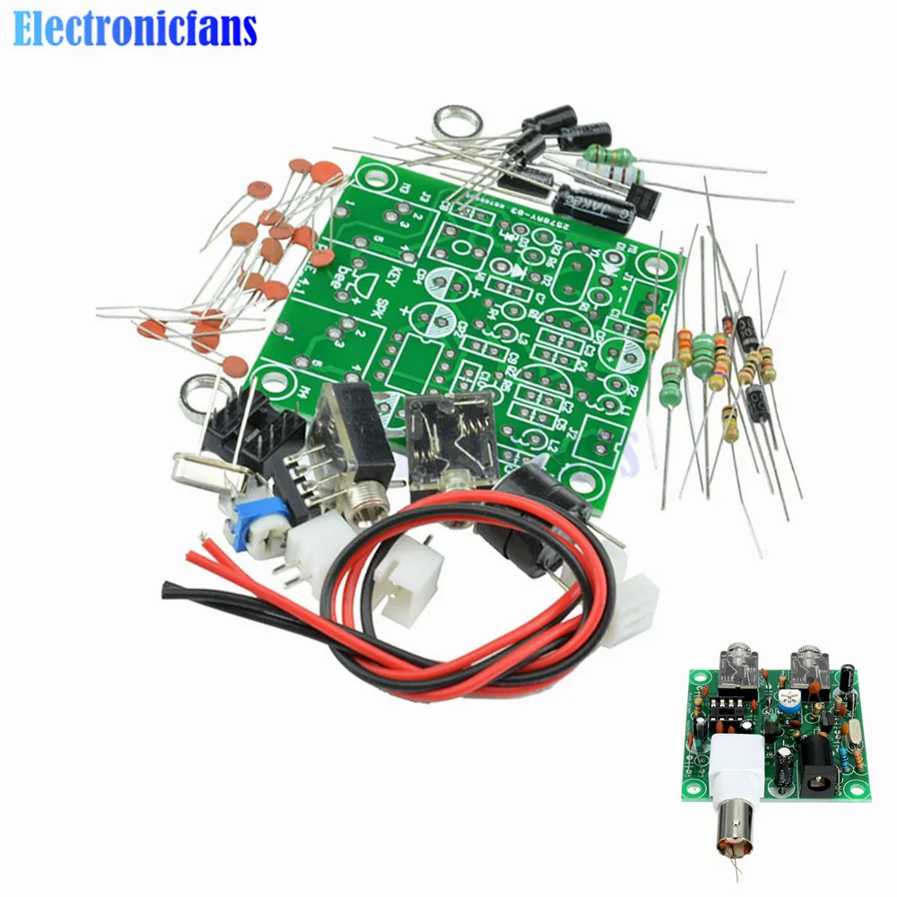 1 комплект QRP Pixie Kit 40 м CW Ham Радио коротковолновый передатчик приемники модуль радио Diy комплекты 7,023 МГц-7,026 МГц 5x5 см