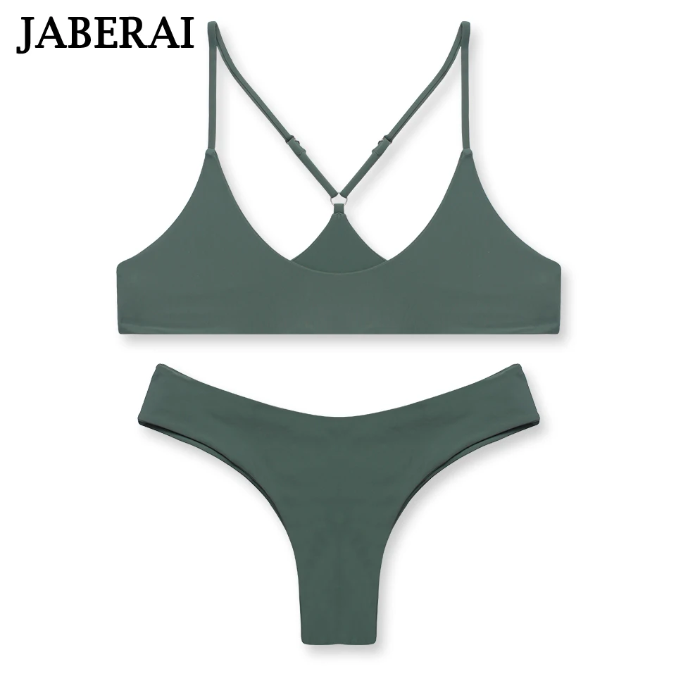 JABERAI Micro Bikini 2019 Solid Bather Swimwear Female Swimsuit Swimming Suit For Women Separate Woman |