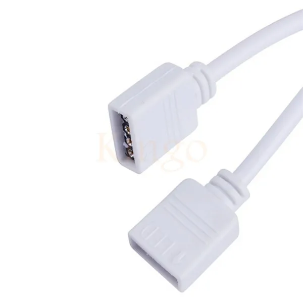 4 Pin RGB светодиодный соединительный кабель 1 Женский до 2 3 4pin Splitter провод адаптер