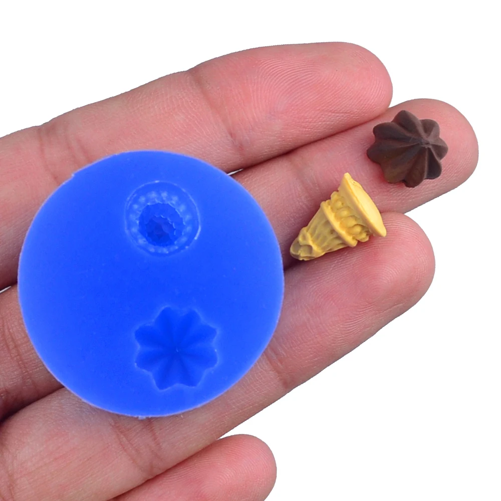 XYL061U один набор 1 шт форма Icecream Гибкая силиконовая Icrecream конус и крем|silicone mould|flexible