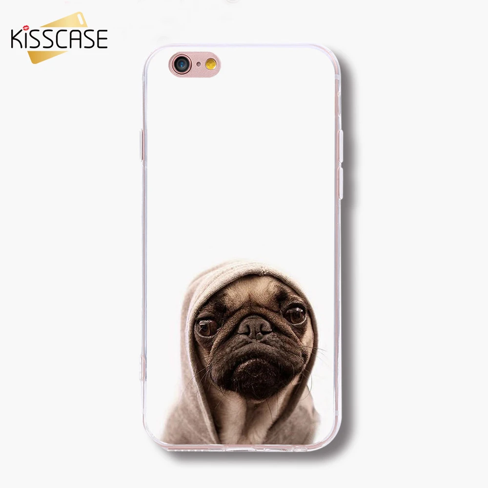 Чехол KISSCASE с забавной собакой для iPhone X 8 7 6 6s Plus чехлы милой хаски телефонов XS Max XR 5S
