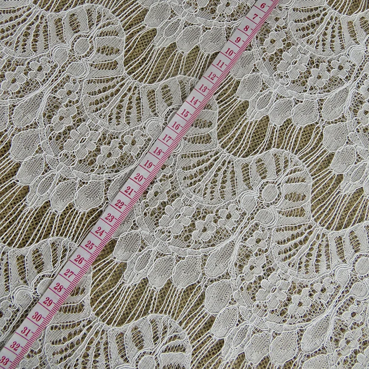 ZOTOONE Width 150cm Eyelash Siamese Wavy Fashion Dress Lace Fabric Flowers Needlework Accessories French Ribbon E | Дом и сад