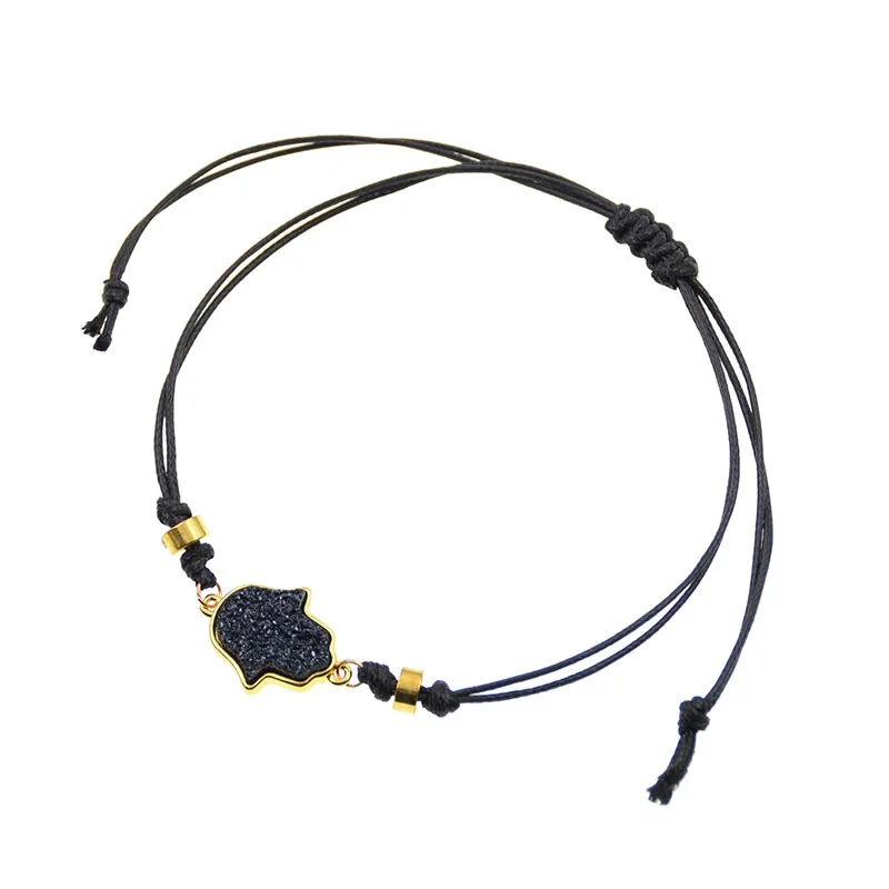 WELLMORE дешевые ножные браслеты для женщин простые каменные девушек ювелирные