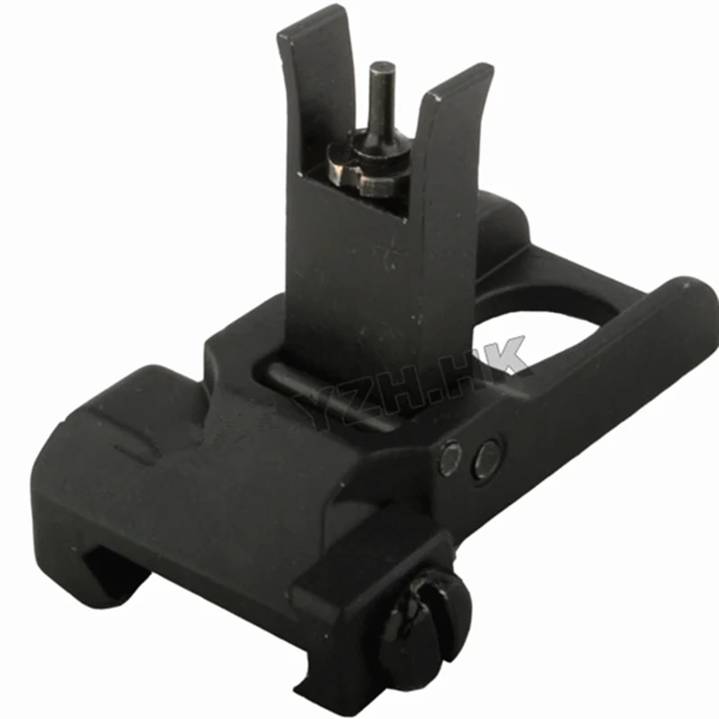 BLACK Тактический охотничий SR25 PDW Тип откидной складной передний прицел Пикатинни установленный прицел - Цвет: BLACK