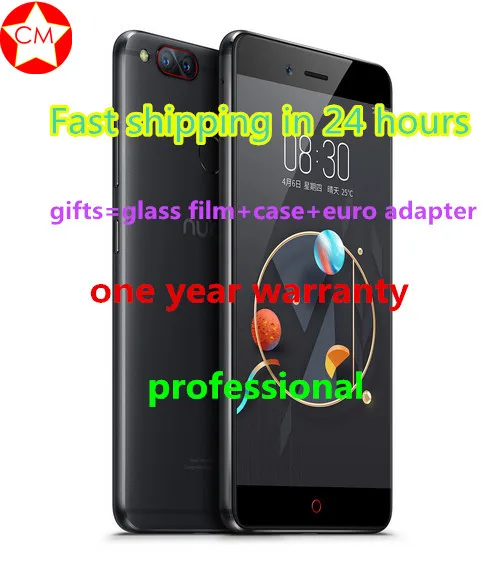 Мобильный телефон zte Nubia Z17 mini LTE 4G, 4 ГБ/6 ГБ ОЗУ, 64 Гб ПЗУ, 5,2 дюймов, четыре ядра, двойная камера заднего вида, 13 МП+ 13 МП, отпечаток пальца, NFC