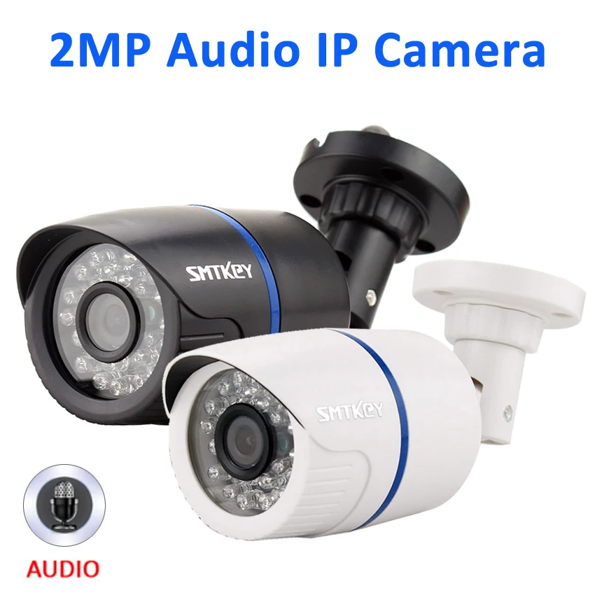 

SMTKEY 3MP network IPC Wired 3MP Audio IP Camera onvif support for NVR CCTV System support IOS or Android Smart phone View.