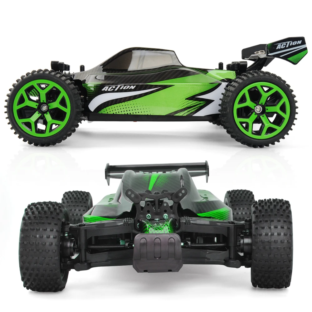 1/18 Радиоуправляемая машина 4WD 2,4G с двойным приводом, багги, модель внедорожника, автомобиль с дистанционным управлением для детей