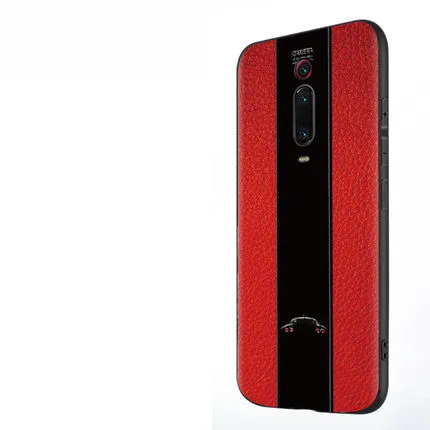 hong hei hong che Чехол для redmi k20 mi 9 t, мягкий чехол с вышивкой для мужчин, чехол для xiaomi mi 9t redmi k20 pro, силиконовый чехол для задней панели с изображением дракона и Льва, чехол для xiaomi k20 - Цвет: hong hei hong che